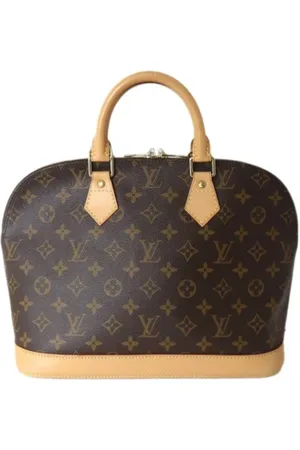 LOUIS VUITTON Pre-owned, Dames, Bruin, ONE Size, Tweedehands Canvas Louis Vuitton tassen
