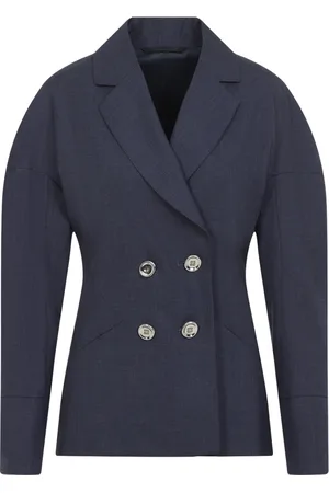 Givenchy Jassen, Dames, Blauw, XS, Wol, Wollen Jas