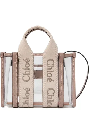 Chloé Tassen, Dames, , ONE Size, Leer, Tassen met Handtekening Strepen