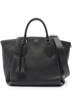 LOUIS VUITTON Pre-owned, Dames, Zwart, ONE Size, Leer, Tweedehands leren Louis Vuitton tassen