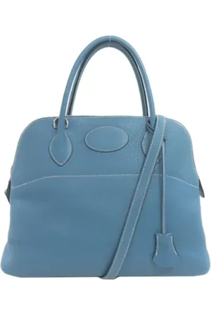 Hermès Pre-owned, Dames, Blauw, ONE Size, Pre-owned Fabric handbags