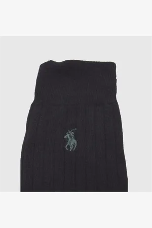 Ralph Lauren Ondergoed, Heren, Zwart, S, Katoen, Logo Sokken