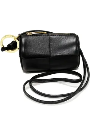 Bottega Veneta Pre-owned, Dames, Zwart, ONE Size, Leer, Pre-owned Leather crossbody-bags