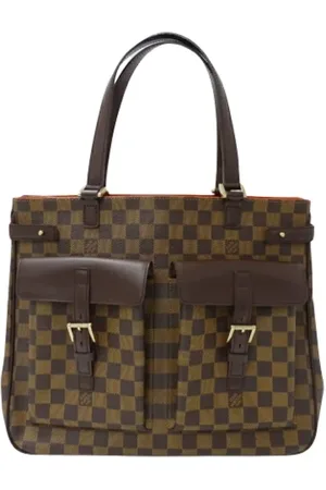 LOUIS VUITTON Pre-owned, Dames, Bruin, ONE Size, Tweedehands Canvas Louis Vuitton tassen