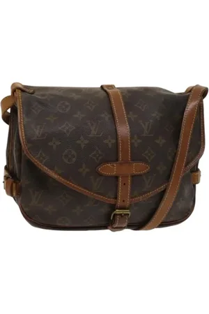 LOUIS VUITTON Pre-owned, unisex, Bruin, ONE Size, Tweedehands Canvas Louis Vuitton tassen