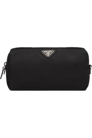 Prada Tassen, Dames, Zwart, ONE Size, Nylon, Nylon Ritszakje met Logodetail