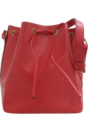 LOUIS VUITTON Pre-owned, Dames, Rood, ONE Size, Leer, Tweedehands leren Louis Vuitton tassen