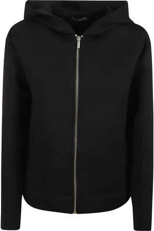 Max Mara Sweatshirts & Hoodies, Dames, Zwart, L, Zwarte Jassen voor Vrouwen Andorra