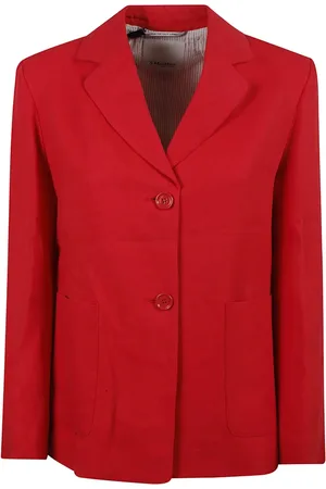 Max Mara Jassen, Dames, Rood, S, Rode Olivia Jassen voor Vrouwen