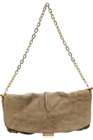Jimmy Choo Pre-owned, Dames, , ONE Size, Tweedehands leren schoudertassen