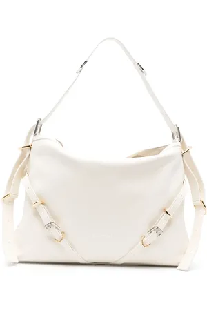 Givenchy Tassen, Dames, Wit, ONE Size, Leer, Witte Leren Crossbody Tas