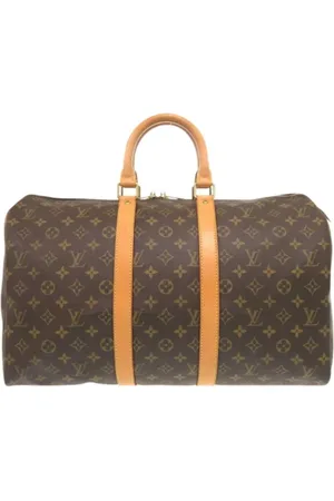 LOUIS VUITTON Pre-owned, unisex, Bruin, ONE Size, Tweedehands Canvas Louis Vuitton tassen