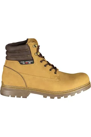 Carrera Schoenen, Heren, Geel, 43 EU, Polyester, Gele veterschoenen met uniek design