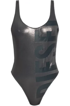 Diesel Badkleding, Dames, Grijs, XS, One-piece badpak Kylia-D-Core