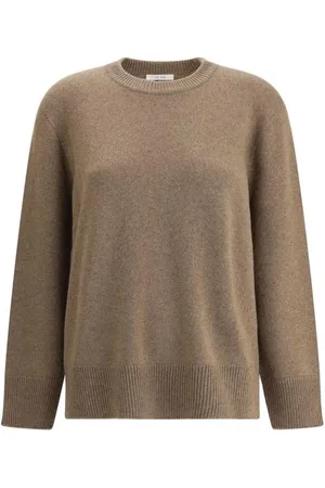 The Row Truien, Dames, Bruin, S, Kasjmier, Kasjmier Crew Neck Sweater