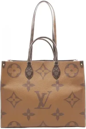 LOUIS VUITTON Pre-owned, Dames, Bruin, ONE Size, Tweedehands Canvas Louis Vuitton tassen
