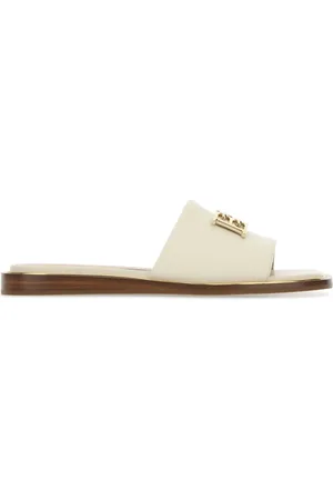 Bally Schoenen, Dames, Wit, 35 1/2 EU, Ivoor Leren Eloise Pantoffels