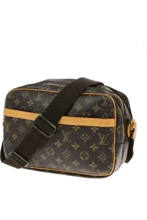 LOUIS VUITTON Pre-owned, unisex, Bruin, ONE Size, Tweedehands Canvas Louis Vuitton tassen