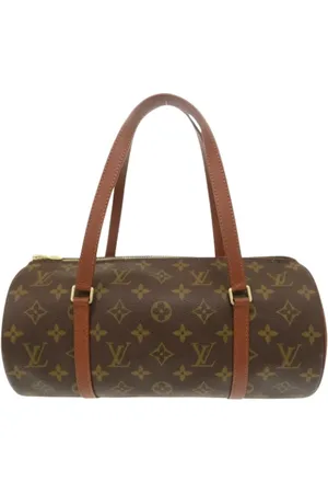LOUIS VUITTON Pre-owned, Dames, Bruin, ONE Size, Tweedehands Canvas Louis Vuitton tassen