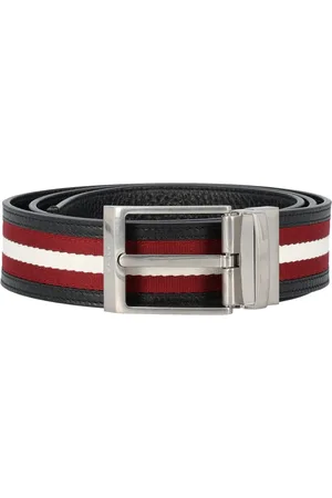 Bally Accessoires, Heren, Veelkleurig, 95 CM, Leer, Shiffie 35 Riem