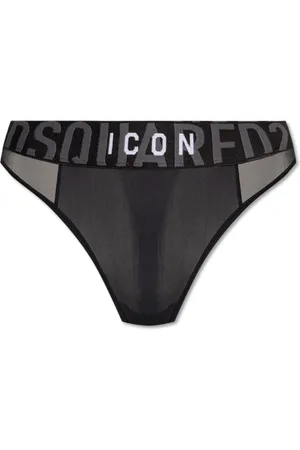 Dsquared2 Ondergoed, Dames, Zwart, 2Xl, Briefs met Logo