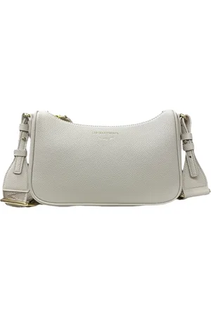Emporio Armani Tassen, Dames, , ONE Size, Baguette met Lintband en Logo Lettering