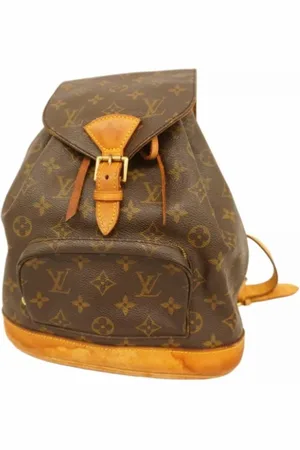 LOUIS VUITTON Pre-owned, Dames, Bruin, ONE Size, Pre-owned Canvas backpacks