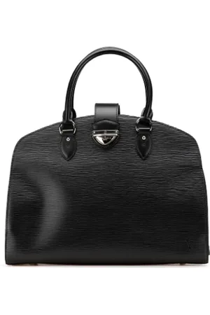 LOUIS VUITTON Pre-owned, Dames, Zwart, ONE Size, Leer, Tweedehands leren handtassen