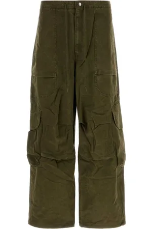 Entire Studios Broeken, Heren, Groen, L, Katoen, Cargo Broek in Army Katoen