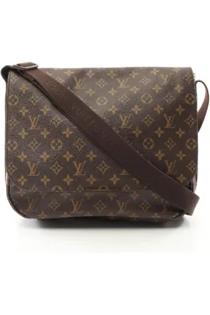 LOUIS VUITTON Pre-owned, Dames, Bruin, ONE Size, Tweedehands Canvas Louis Vuitton tassen