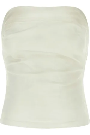 Entire Studios Tops, Dames, Wit, L, Denim, Witte Denim Tube Top