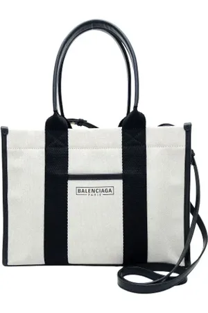 Balenciaga Pre-owned, Dames, Wit, ONE Size, Leer, Pre-owned Canvas balenciaga-bags