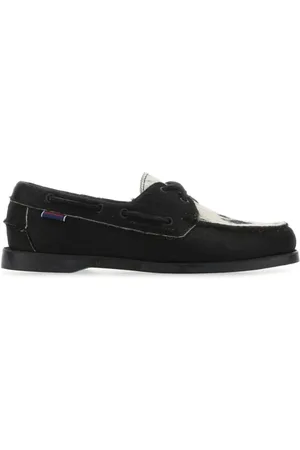 SEBAGO Schoenen, Dames, Blauw, 38 1/2 EU, Multicolor Kalfshaar Raw Loafers