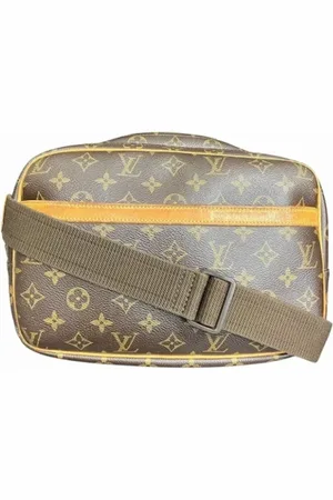 LOUIS VUITTON Pre-owned, Dames, Bruin, ONE Size, Tweedehands Canvas Louis Vuitton tassen