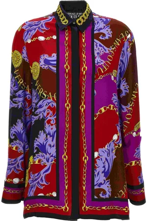 VERSACE Blouses & Shirts, Dames, Veelkleurig, 3Xs, Overhemden