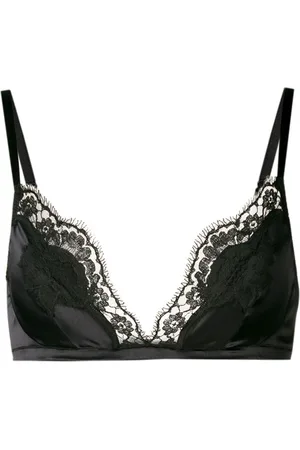 Dolce & Gabbana Ondergoed, Dames, Zwart, S, Satijn, Satijnen Beha