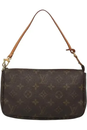 LOUIS VUITTON Pre-owned, Dames, Bruin, ONE Size, Tweedehands Canvas Louis Vuitton tassen