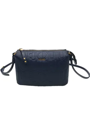 Liu Jo Tassen, Dames, Blauw, ONE Size, Polyester, Stijlvolle Schoudertas met Ritssluiting