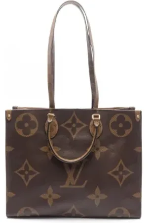 LOUIS VUITTON Pre-owned, Dames, Bruin, ONE Size, Tweedehands Canvas Louis Vuitton tassen
