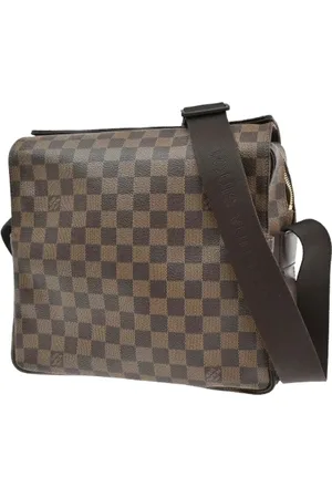 LOUIS VUITTON Pre-owned, Heren, Bruin, ONE Size, Tweedehands Canvas Louis Vuitton tassen