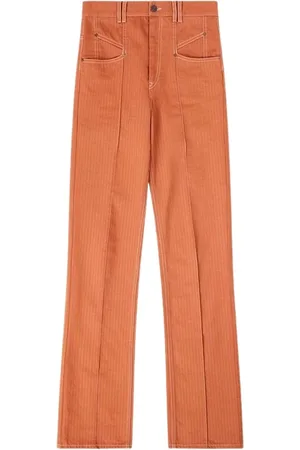 Isabel Marant Broeken, Dames, Bruin, S, Stijlvolle Broek voor Vrouwen