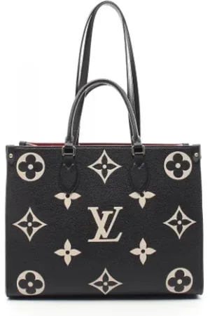 LOUIS VUITTON Pre-owned, Dames, Zwart, ONE Size, Leer, Tweedehands leren Louis Vuitton tassen