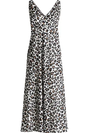 Vera Mont Kleedjes, Dames, Veelkleurig, L, Zomerjurk met dierenprint