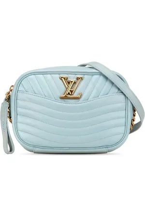 LOUIS VUITTON Pre-owned, Dames, Blauw, ONE Size, Leer, Pre-owned Leather crossbody-bags