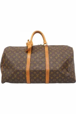 LOUIS VUITTON Pre-owned, Dames, Bruin, ONE Size, Tweedehands Canvas Louis Vuitton tassen