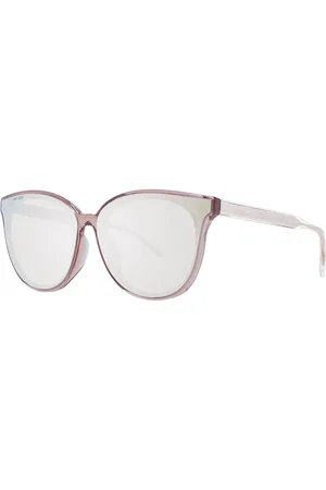 Jimmy Choo Accessoires, unisex, Roze, ONE Size, Roze Cat Eye Zonnebril Gespiegeld
