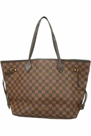 LOUIS VUITTON Pre-owned, Dames, Bruin, ONE Size, Tweedehands Canvas Louis Vuitton tassen