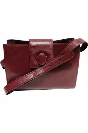 Cartier Pre-owned, Dames, Bruin, ONE Size, Leer, Pre-owned Leather crossbody-bags