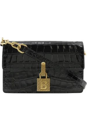 Balenciaga Pre-owned, Dames, Zwart, ONE Size, Leer, Pre-owned Leather crossbody-bags