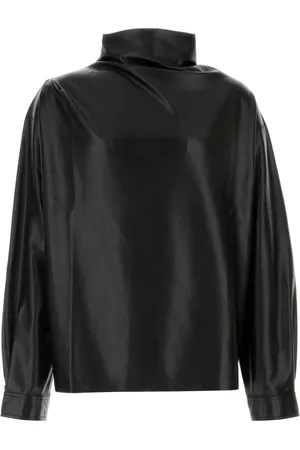 Nanushka Tops, Heren, Zwart, S, Zwarte Mikael Top T-Shirts